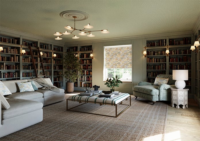 Yarrow, Chartreuse - Roller Blind - Image 7